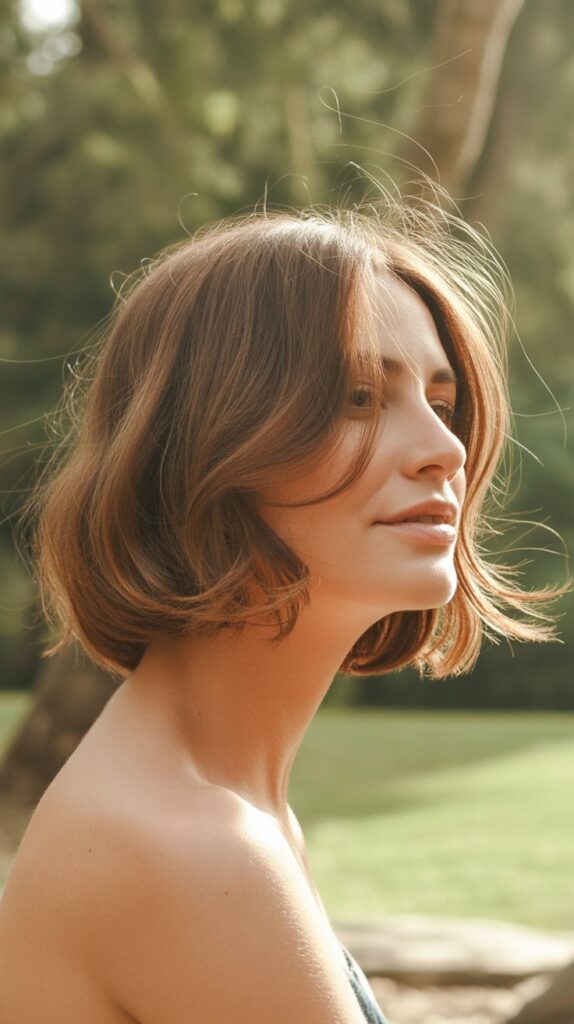 27 Stunning Bob Haircuts for Fine Hair 2025 9 . The Asymmetrical Bob