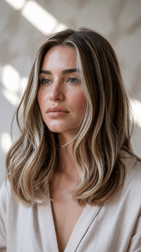 Blonde Highlights for Gray Coverage
