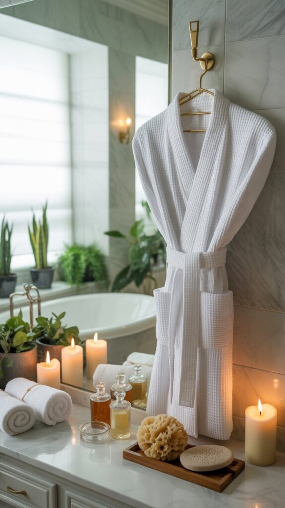 26 Aesthetic Self Care Sunday Outfit Inspirations 15 Plush Robe Over Basics