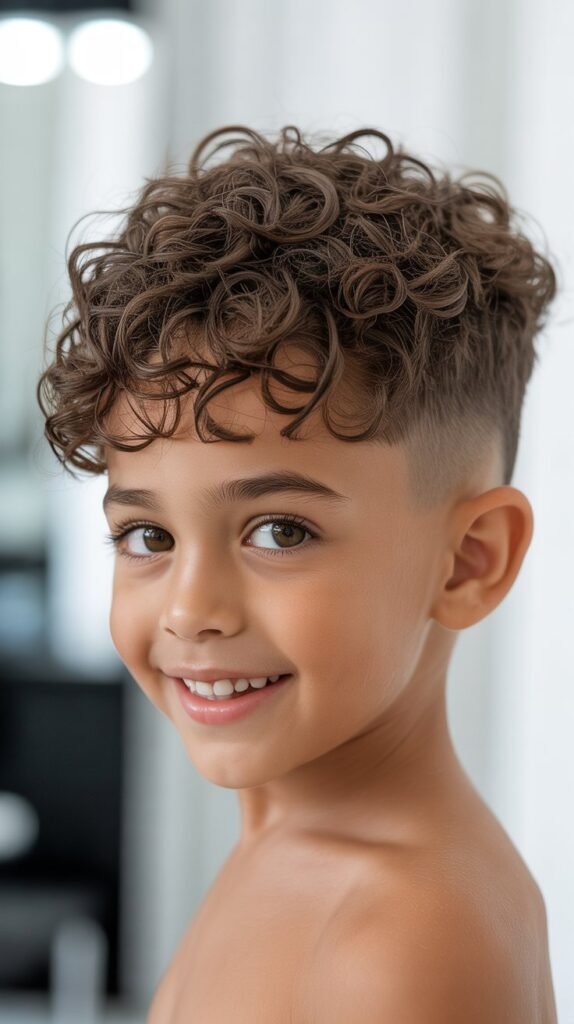The Curly Bowl Cut (Modern Version)