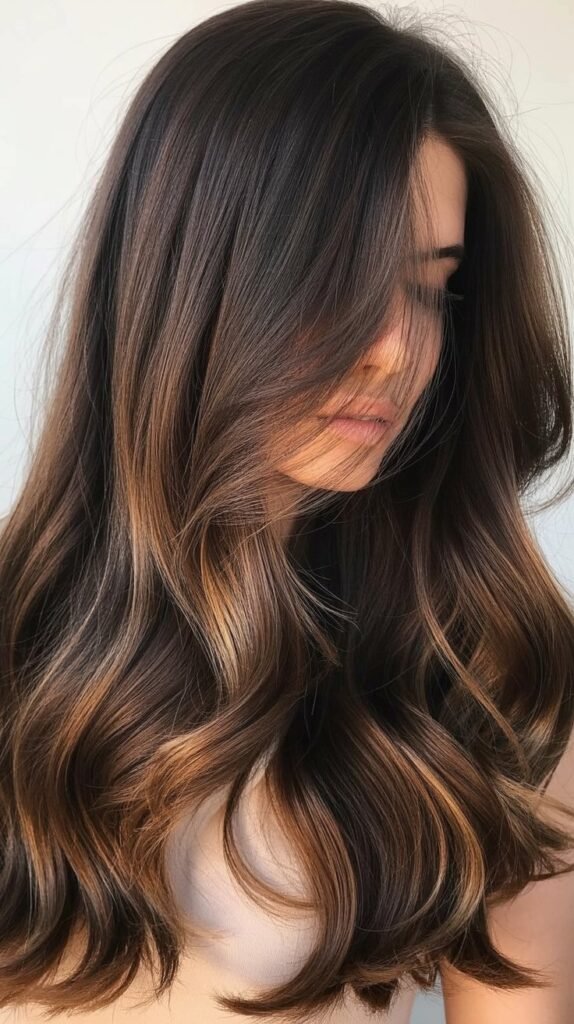 Deep Espresso Chocolate Balayage