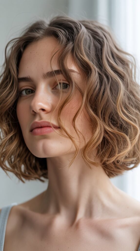 Choppy Bob for Naturally Wavy Hair