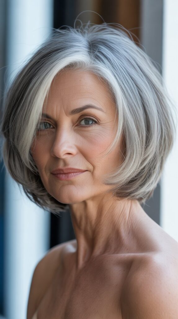 Best 33+ Choppy Bob Haircuts for Fine Hair You'll Want to Try This Year 24 Choppy Bob for Mature Women