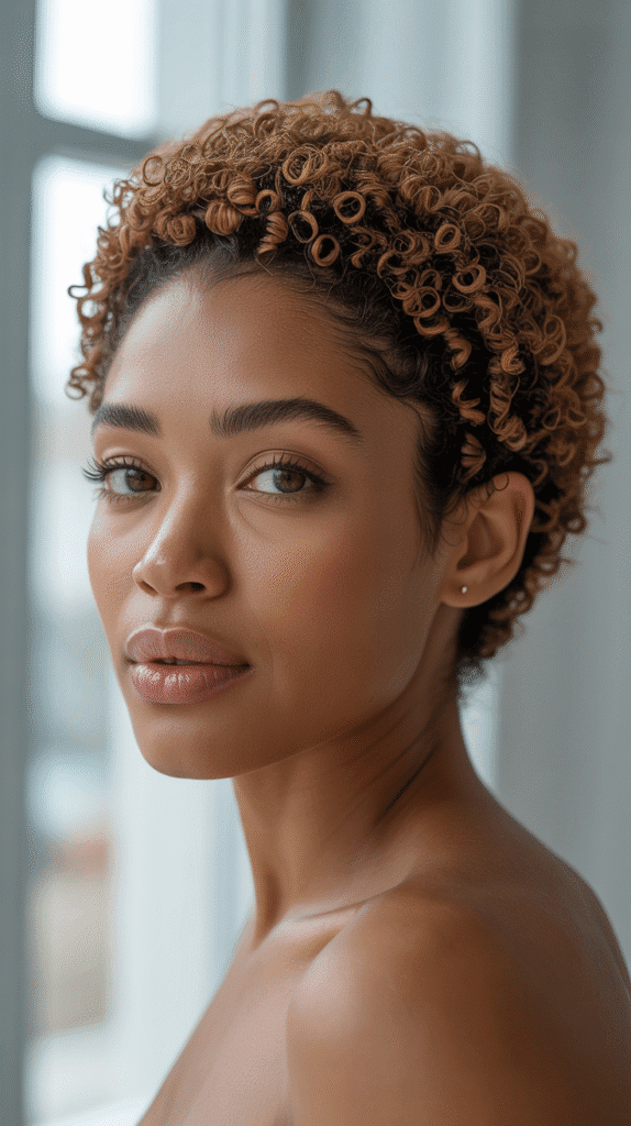 27 Modern Short Haircuts for Black Women You'll Love 3 The Textured TWA (Teeny Weeny Afro)