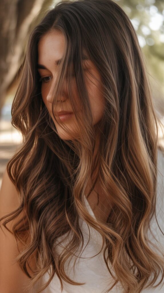 13. Subtle Chocolate Balayage