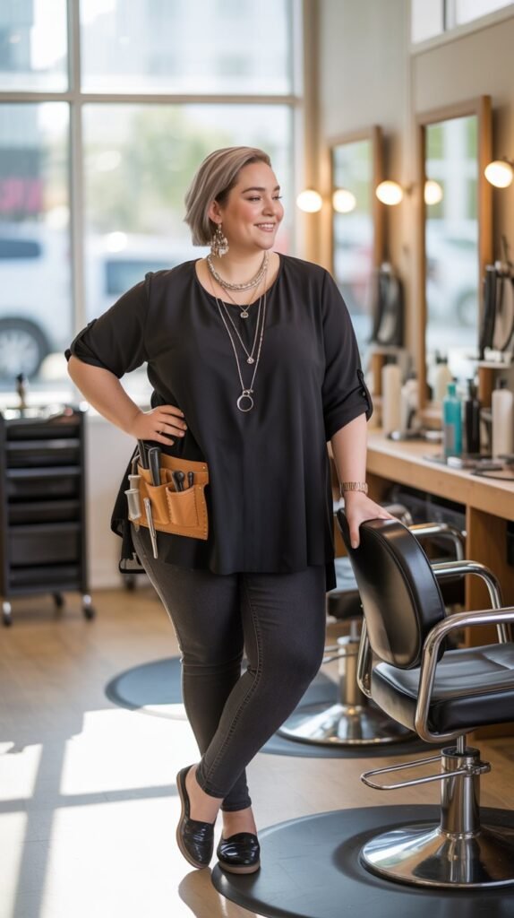 Accessorized Basic Outfits