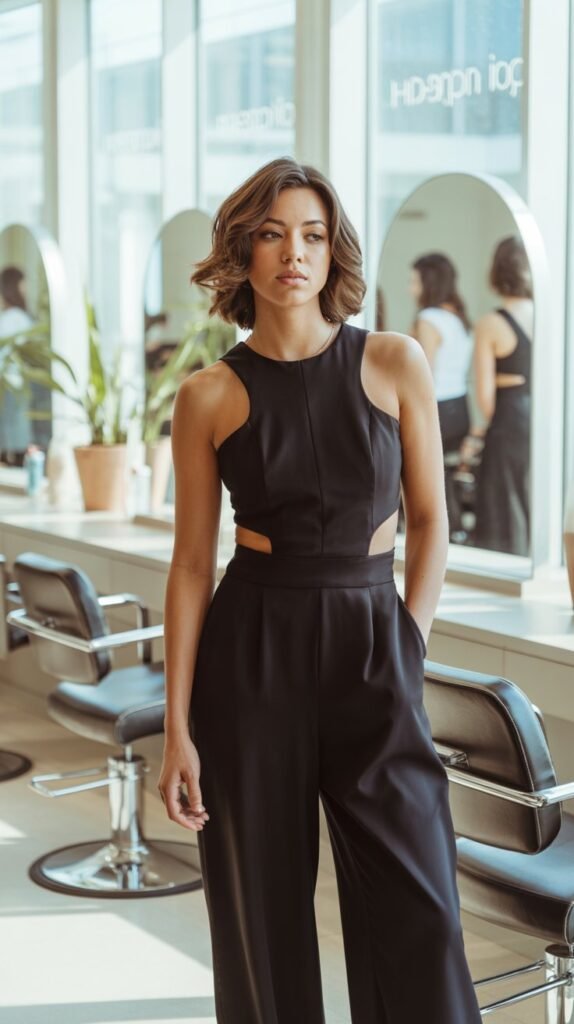 Jumpsuit with Strategic Cutouts