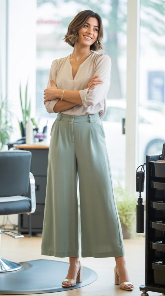 Culottes with Fitted Top