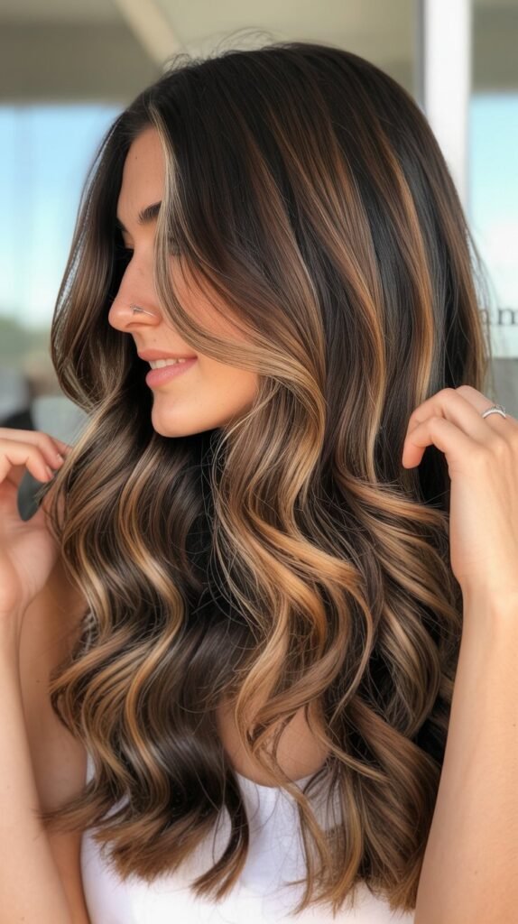 Styling Tips for Chocolate Balayage
