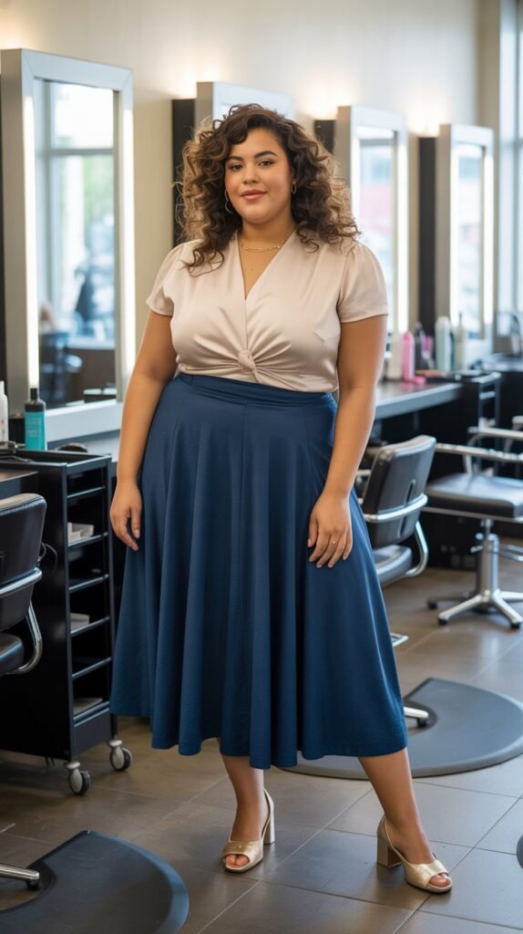 Flowy Maxi and Midi Skirt Combinations