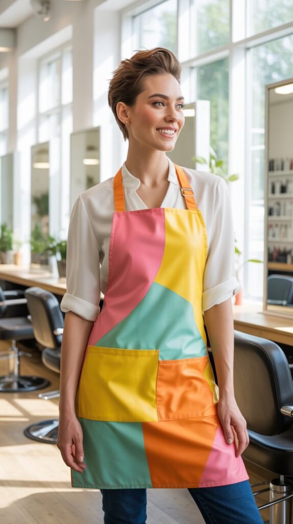  Colorful Apron as Statement Piece