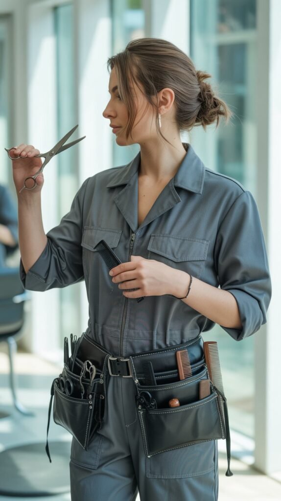 Utility Jumpsuit with Tool Belt