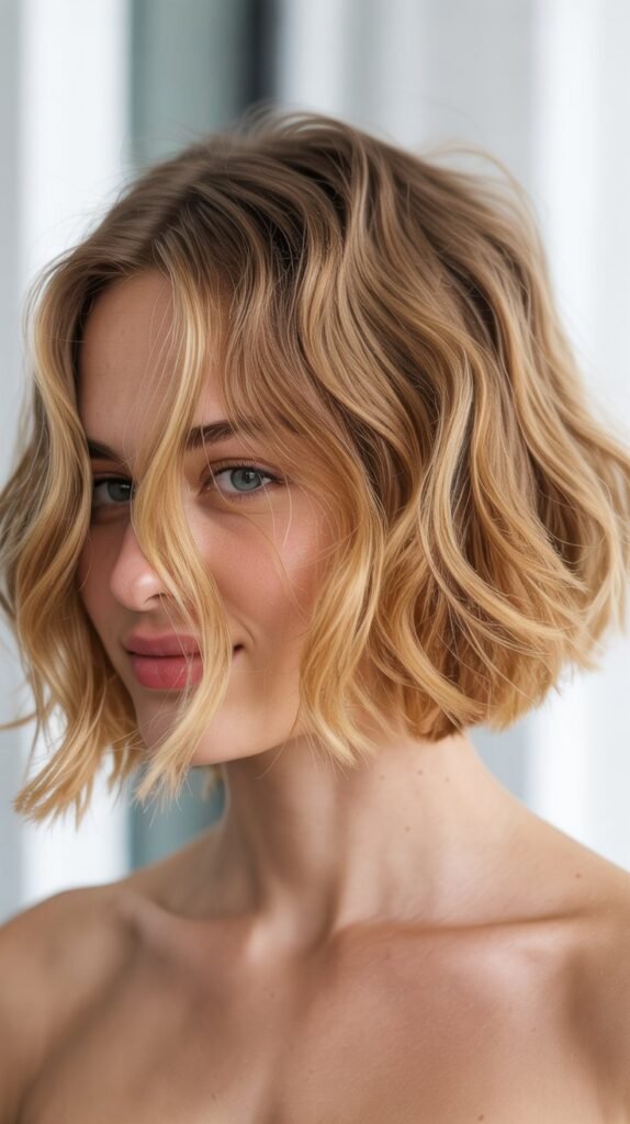 Angled Bob with Shattered Ends