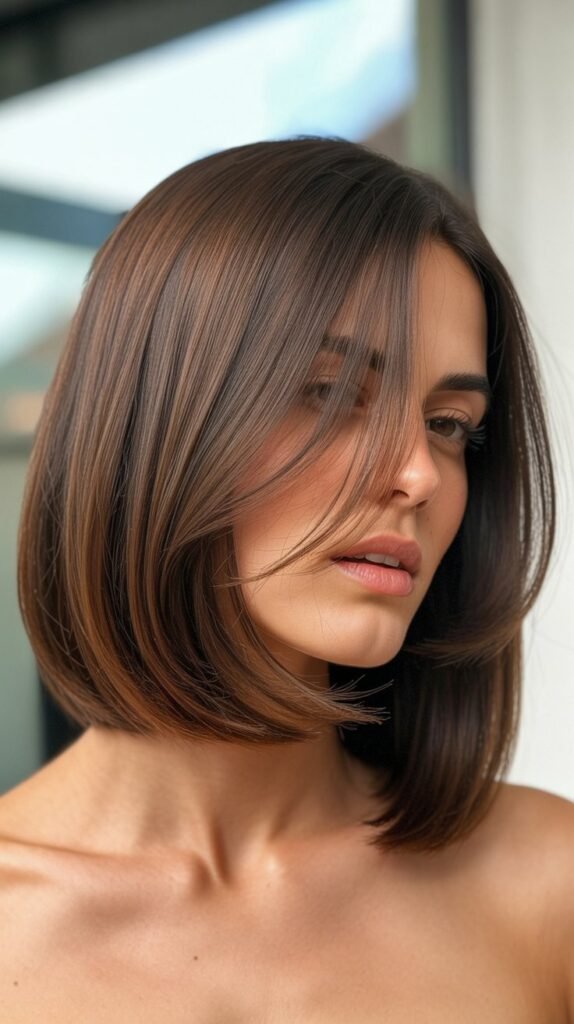 Long Bob with Swoopy Layers