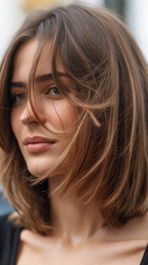 Long Bob with Shaggy Layers