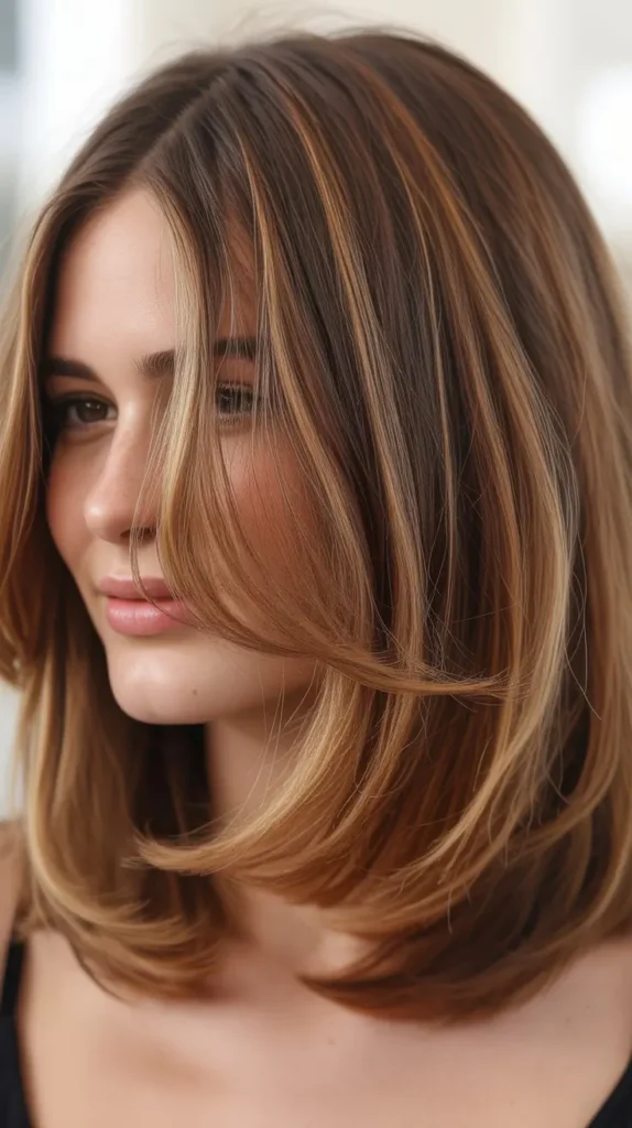 Long Bob with Highlights and Lowlights