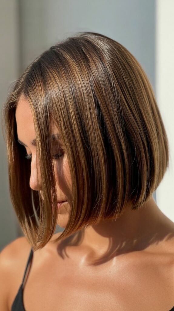 Long Bob with Sleek Ponytail Capability