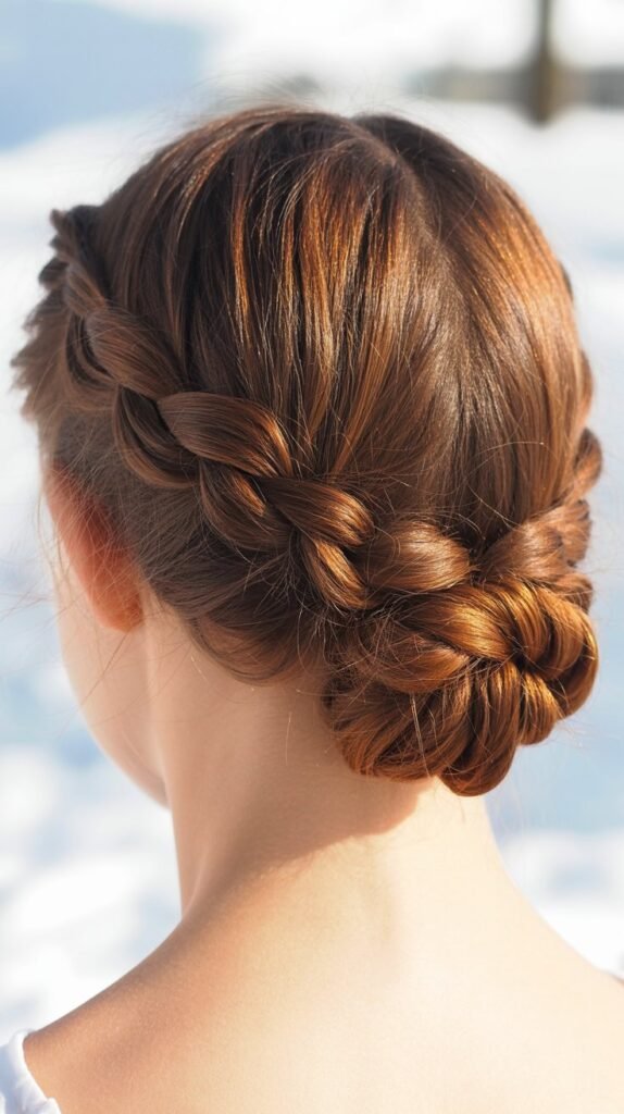  Braided Crown Updo