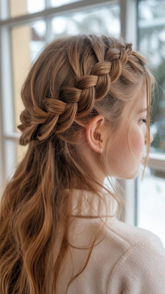Fishtail Braid Crown