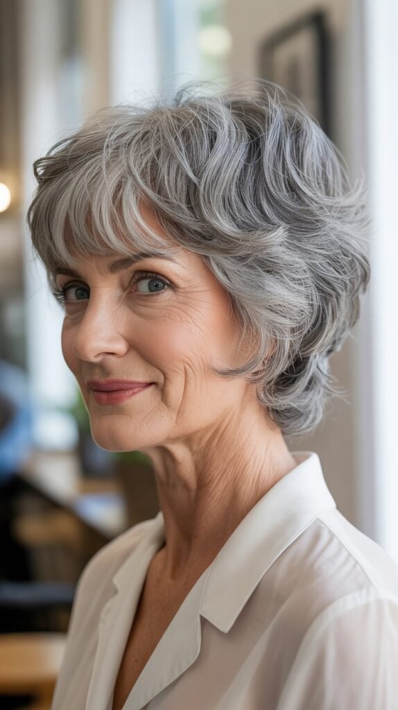Textured Crop with Fringe