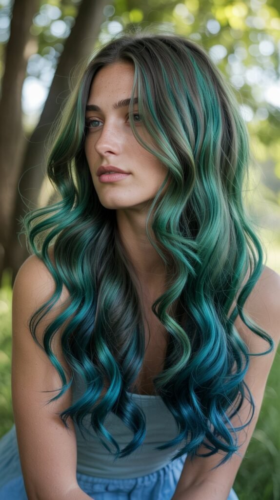 Forest Green and Ocean Blue Nature-Inspired