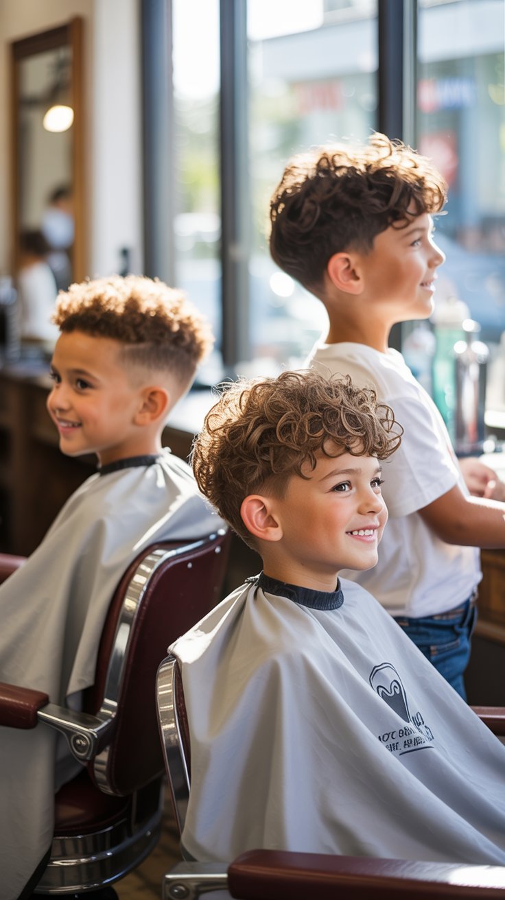 Adorable Curly Haircuts for Boys