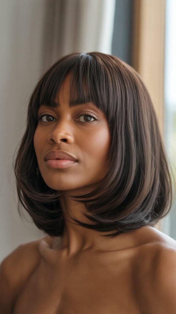 Blonde Highlights with Dark Brown Base