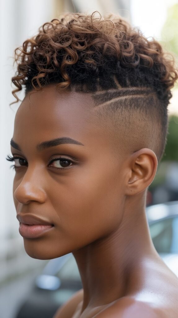 The Bald Fade with Texture on Top