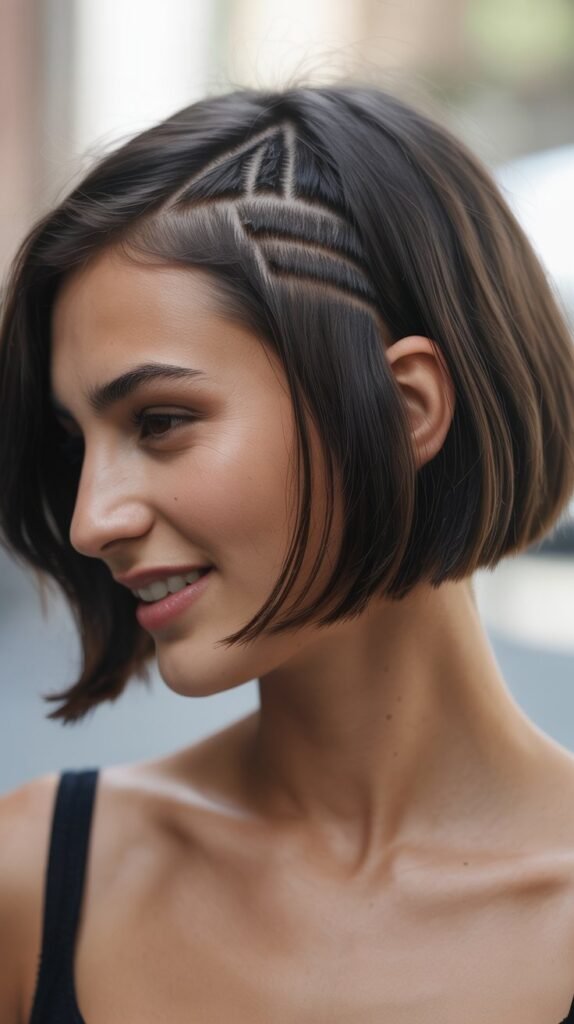 Bob with Undercut Design