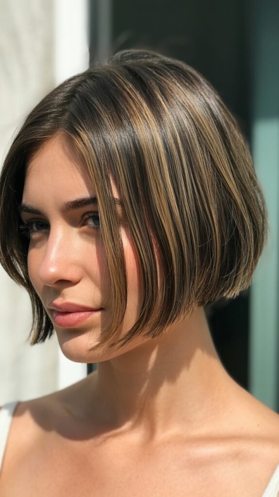 Classic Short Angled Bob