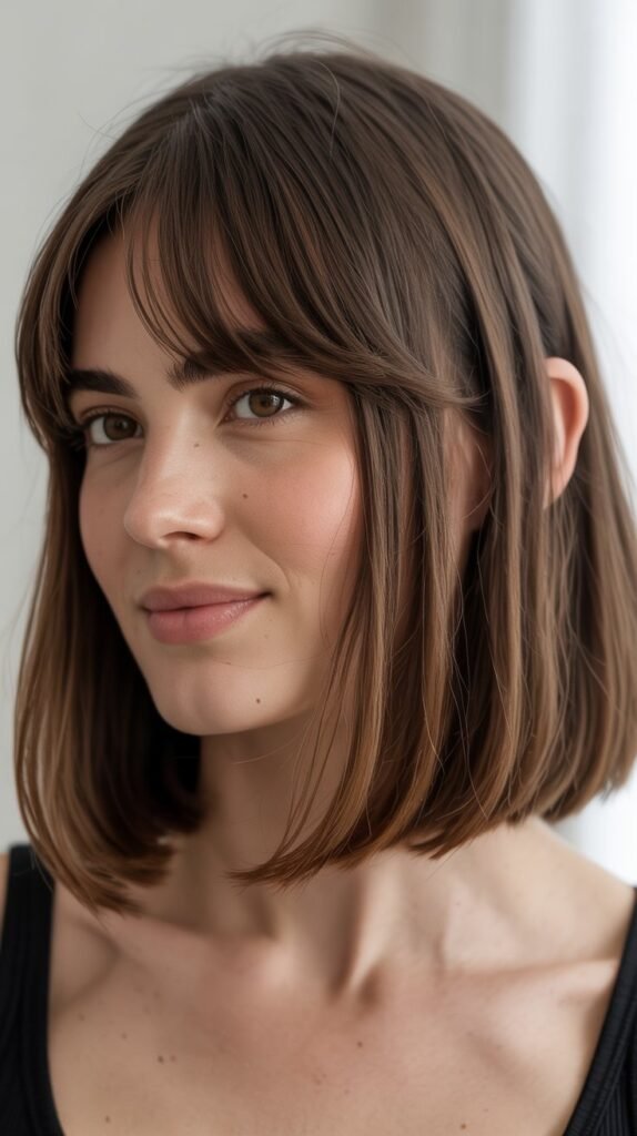  Long Curls with Face-Framing Layers