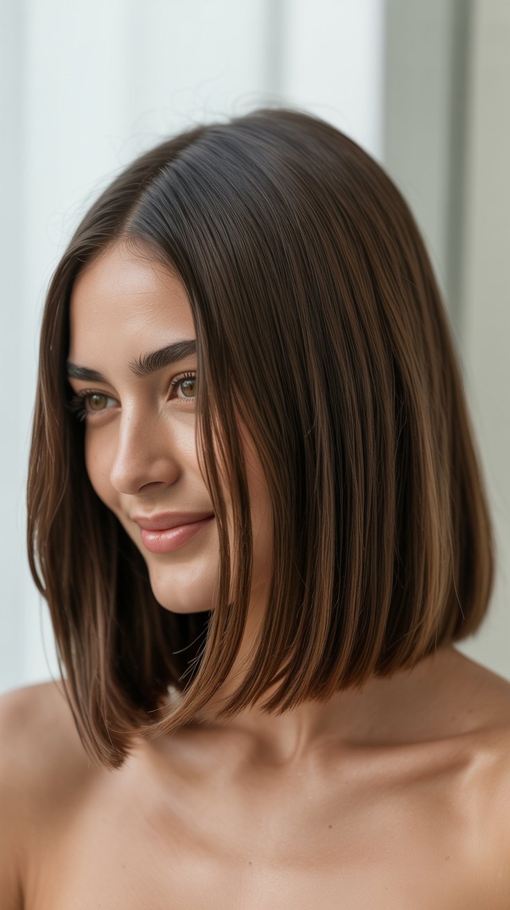 Sleek Long Bob Haircuts for Straight Hair