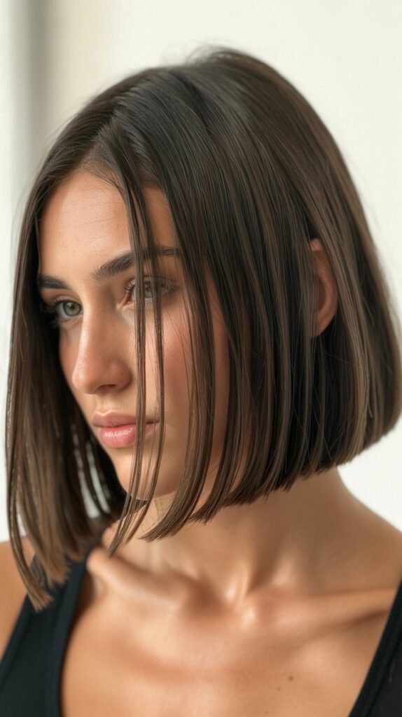 Classic Angled Long Bob