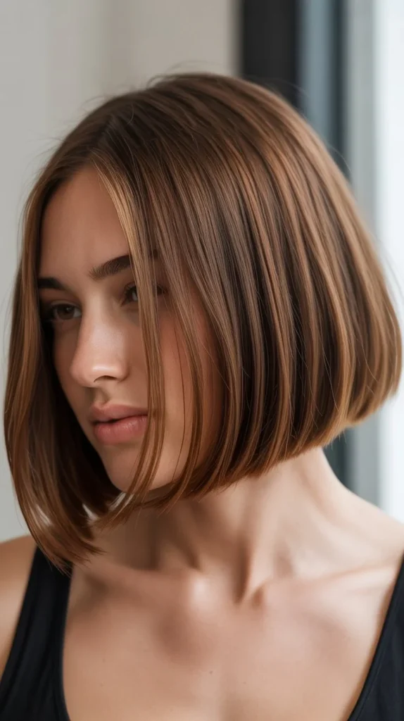 Graduated Long Bob (A-Line Bob)