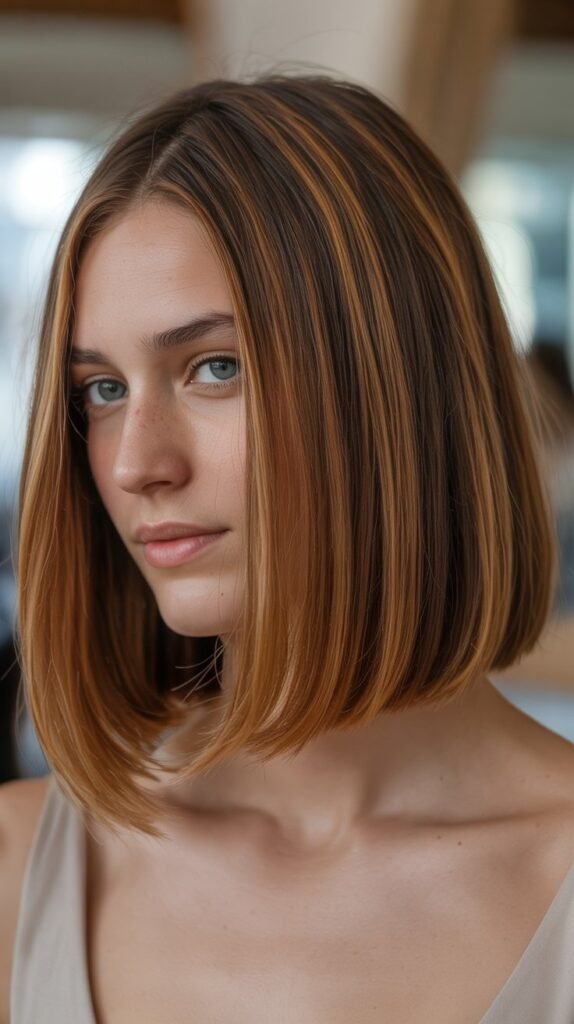 Long Bob with Lowlights