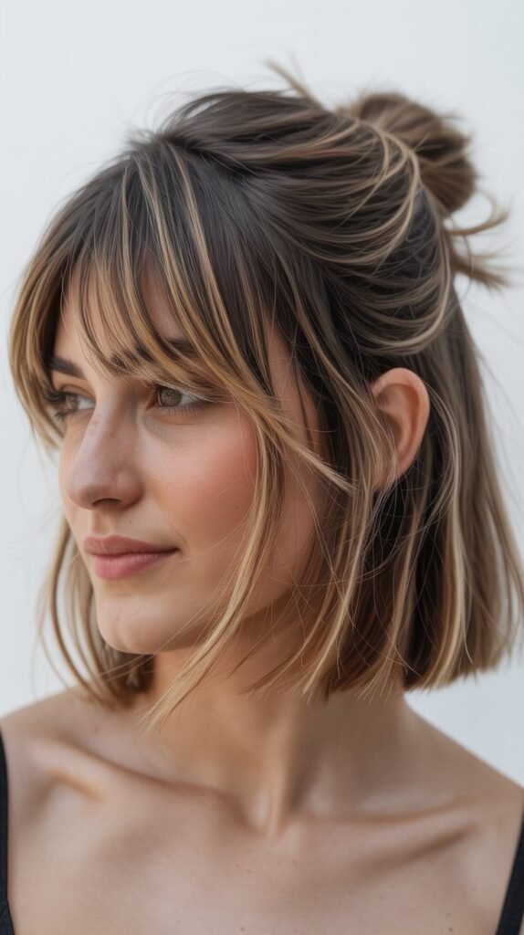 Long Curls with Soft A-Line Shape