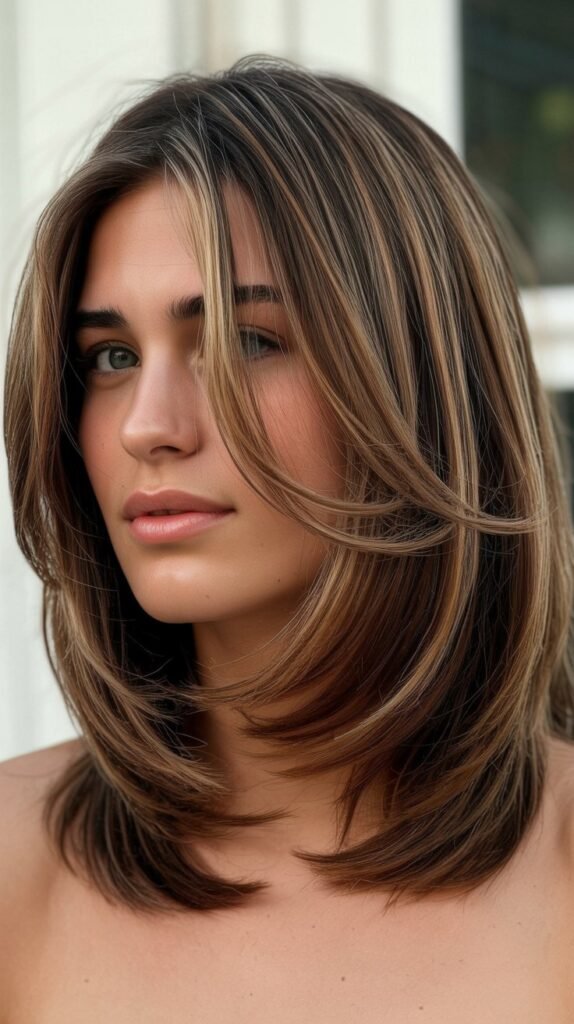 Long Bob with Feathered Layers