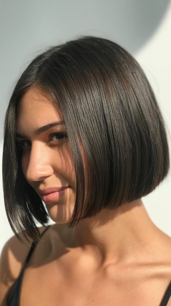  Blunt Cut Angled Bob