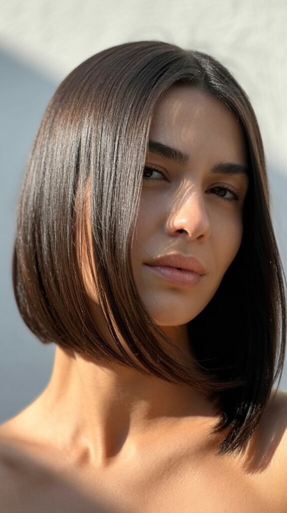 Asymmetrical Long Bob