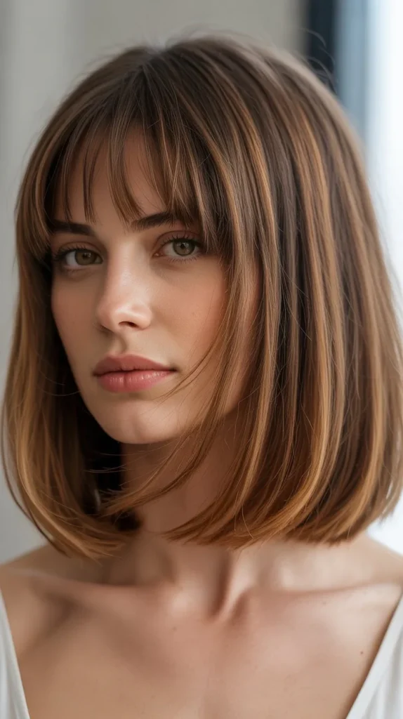 Long Bob with Wispy Bangs