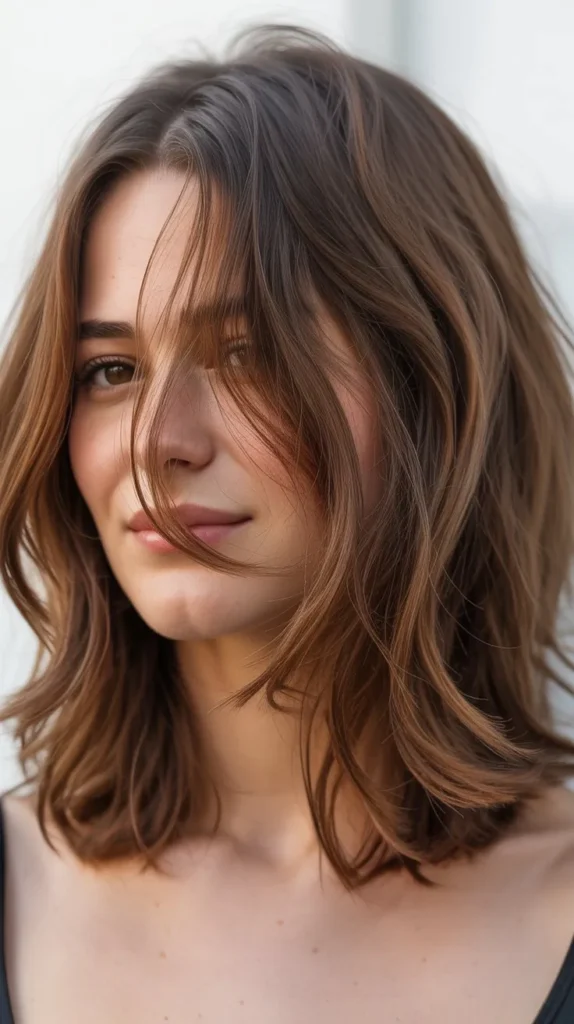 Messy Undone Long Bob