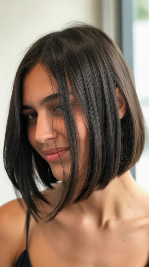 Asymmetrical Long Bob