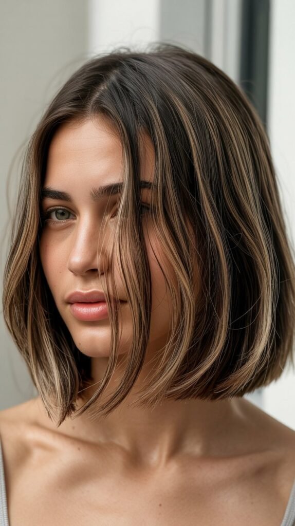  Long Bob with Piece-y Texture