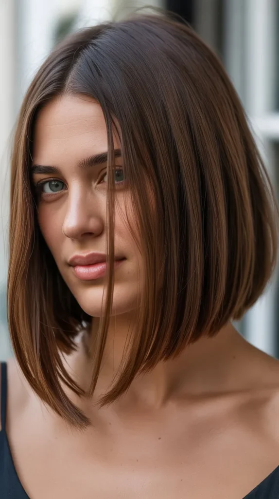 Asymmetrical Long Bob