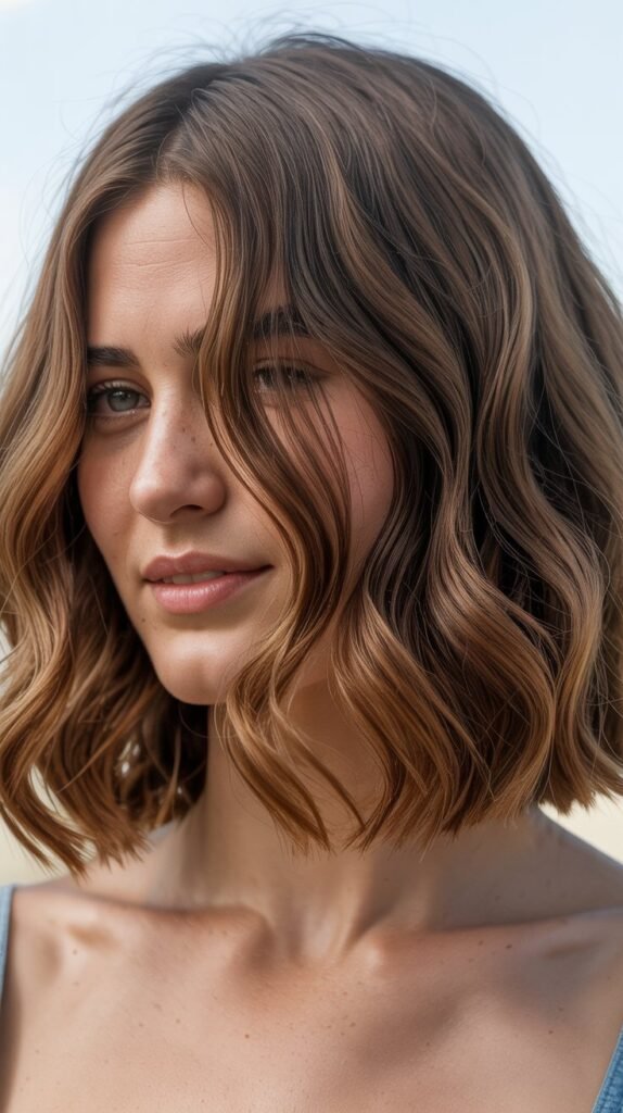  Wavy Long Bob (Lob Waves)