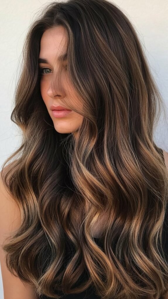  Chocolate Balayage with Babylights