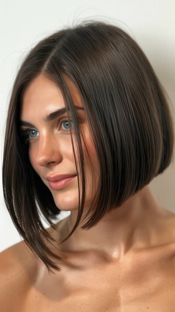 Angled Bob with Root Boost