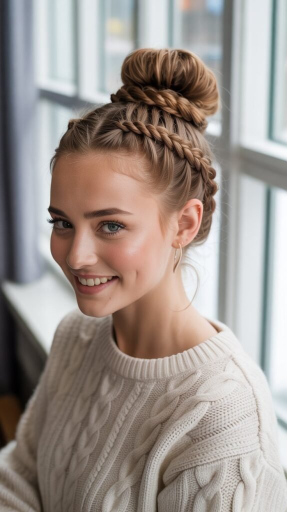Rope Braid Low Chignon