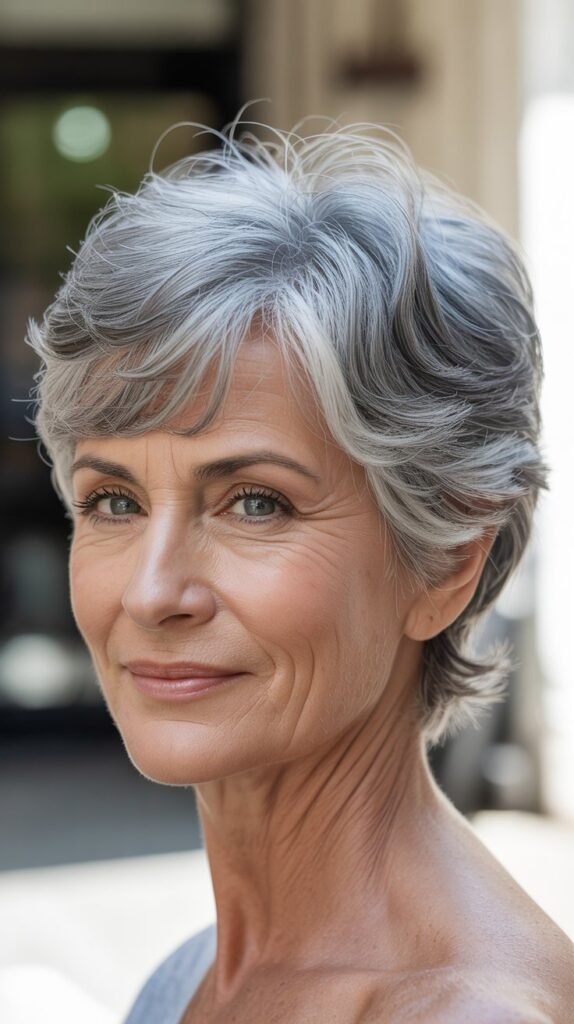 Wispy Pixie with Longer Top