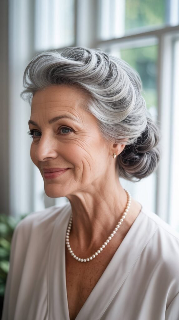 Classic French Twist Updo Adaptation